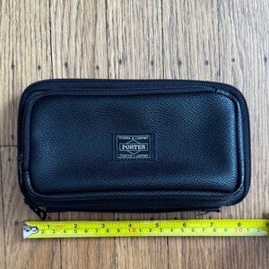 Porter Yoshida and Co. x 1101 - zippered wallet (black)